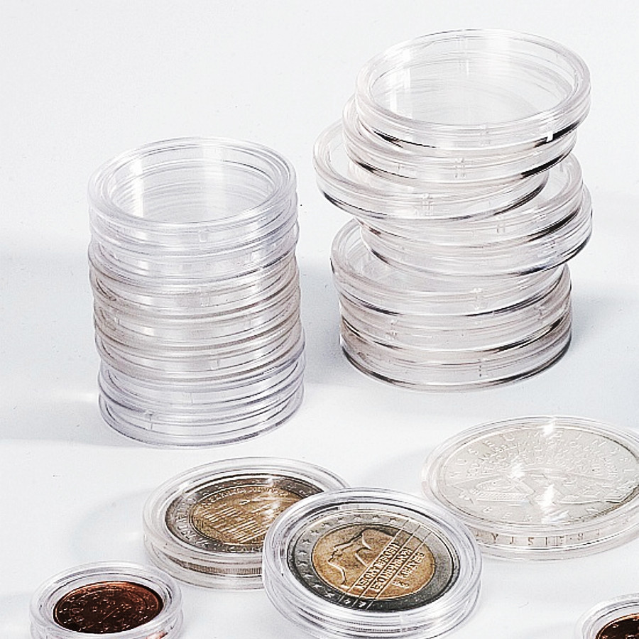 Plastic capsule for coins American Silver Eagle, Kangaroo