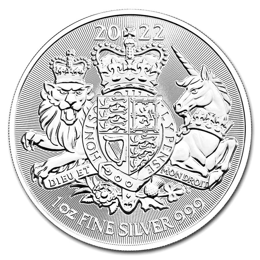 Silver coin Royal Arms 1 oz (2022)