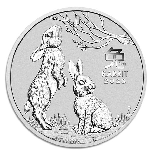 Silver coin Year of the Rabbit (2023)