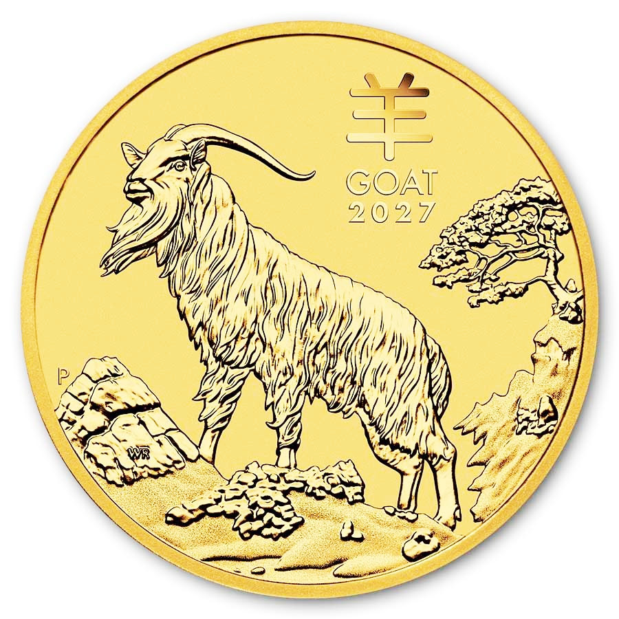 Gold coin Year of the Goat 1/4 oz (2027) Gold coin Year of the Goat 1/4 oz (2027)