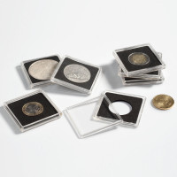 Square plastic capsule Quadrum (37) for silver coins Philharmoniker