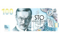 Pamětní bankovka vzor 2026 k budování československé měny Vilém Pospíšil