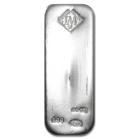 Silver bar Johnson Matthey 100 oz