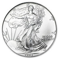 Silver coin American Silver Eagle 1 oz (1993)