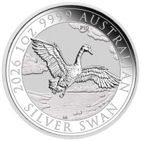 Silver coin Australian Swan 1 oz (2026) 10th anniversary