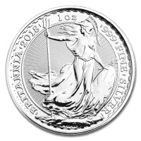 Silver coin Britannia 1 oz (2018)
