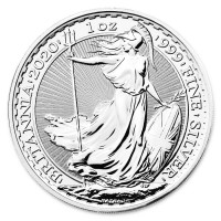 Silver coin Britannia 1 oz (2020)