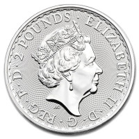 Silver coin Britannia 1 oz (2021)