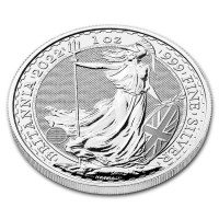 Silver coin Britannia 1 oz (2022)