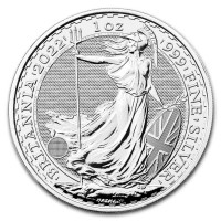 Silver coin Britannia 1 oz (2022)