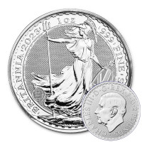 Silver coin Britannia 1 oz Charles III. (2023)