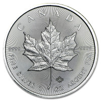 Silver coin Canadian Maple Leaf 1 oz (2016)