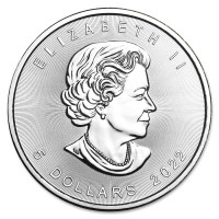 Silver coin Canadian Maple Leaf 1 oz (2022)