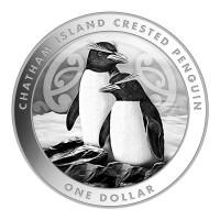 Silver coin Chatham Island Crested Penguin 1 oz (2020)