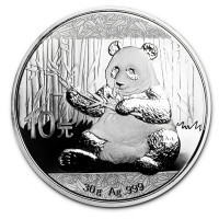 Silver coin China Panda 30g (2017)