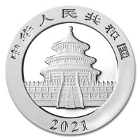 Silver coin China Panda 30g (2021)