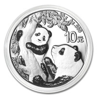 Silver coin China Panda 30g (2021)