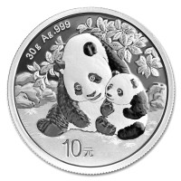 Silver coin China Panda 30g (2024)