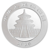 Silver coin China Panda 30g (2026)