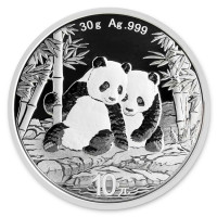 Silver coin China Panda 30g (2026)
