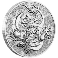 Silver coin Chinese Myths and Legends Dragon 1 oz (2021)