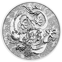 Silver coin Chinese Myths and Legends Dragon 1 oz (2021)