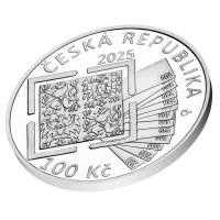 Silver coin 100 CZK Customs Administration PROOF