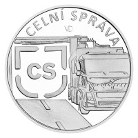 Silver coin 100 CZK Customs Administration PROOF