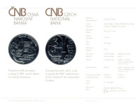 Silver coin ČNB 200 CZK 900th anniversary of the death of chronicler Cosmas STANDARD