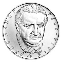 CNB silver coin 200 CZK Josef Suk 150th anniversary of his birth STANDARD