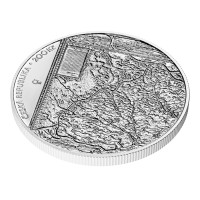 Silver coin ČNB 200 CZK 400th anniversary of the publication of Comenius’ map of Moravia STANDARD