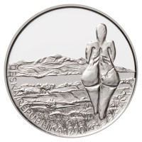 Silver coin ČNB 200 CZK Venus of Věstonice 100th anniversary of the discovery of the sculpture PROOF