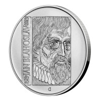 Silver coin ČNB 200 Kč 500th anniversary of the birth of Jan Blahoslav STANDARD