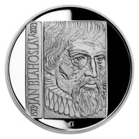 Silver coin ČNB 200 Kč 500th anniversary of the birth of Jan Blahoslav PROOF