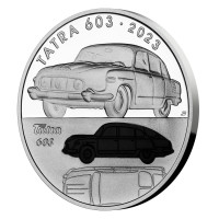 Silver coin ČNB 500 CZK Tatra 603 PROOF