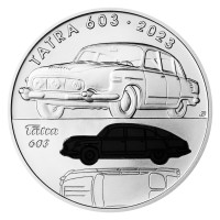 Silver coin ČNB 500 CZK Tatra 603 STANDARD