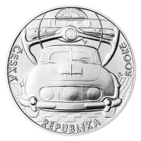 Silver coin ČNB 500 CZK Tatra 603 STANDARD