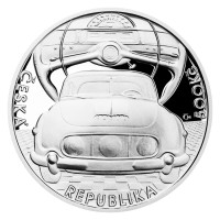 Silver coin ČNB 500 CZK Tatra 603 PROOF