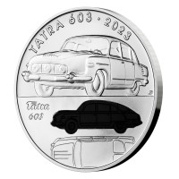 Silver coin ČNB 500 CZK Tatra 603 STANDARD