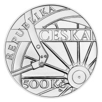 Silver coin ČNB 500 Kč Steam locomotive Š498 Albatros STANDARD