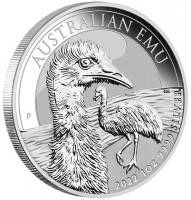 Silver coin Emu 1 oz (2022)