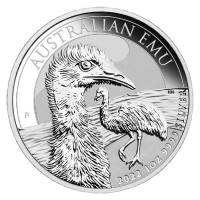 Silver coin Emu 1 oz (2022)