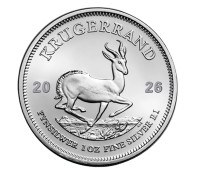 Silver coin Krugerrand 1 oz (2026)