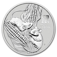 Silver coin Year of the Mouse 1 oz (2020)