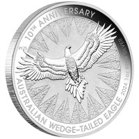 Silver coin Wedge - tailed Eagle 1 oz (2024) - 10th Anniversary
