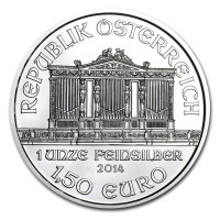 Silver coin Wiener Philharmoniker 1 oz (2014)