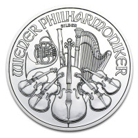 Silver coin Wiener Philharmoniker 1 oz (2014)
