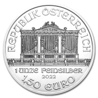 Silver coin Wiener Philharmoniker 1 oz (2022)