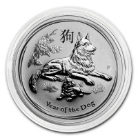 Silver coin Year of the Dog 1 oz (2018)