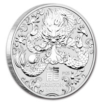 Silver coin Year of the Dragon (2024)